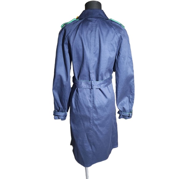 3.1 Phillip Lim Navy Double Breasted Trench Coat Small NWT - Picture 3 of 7